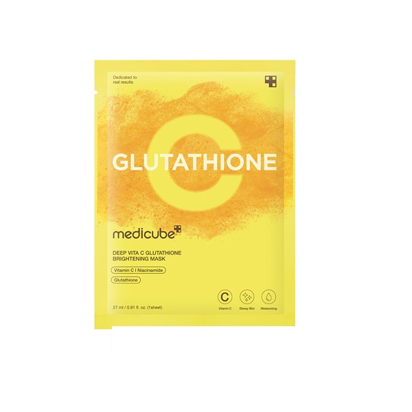 ماسک روشن کننده گلوتاتیون و ویتامین سی مدی کیوب