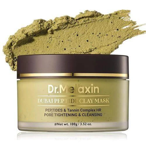 ماسک خاک رس و پپتاید دبی دکتر ملاکسین