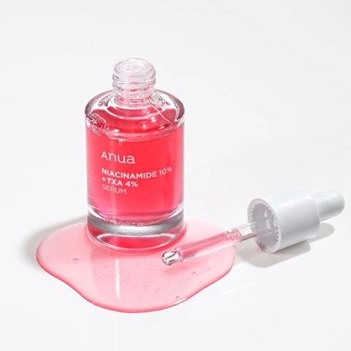 معرفی محصول سرم ضد لک نیاسینامید 10% ترانگزامیک اسید 4% آنوا