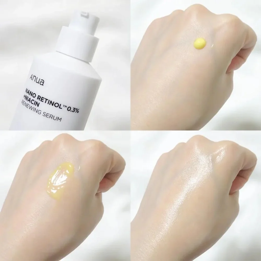 طریقه مصرف سرم رتینول و نیاسینامید آنوا